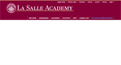 Desktop Screenshot of lasalle-academy.org